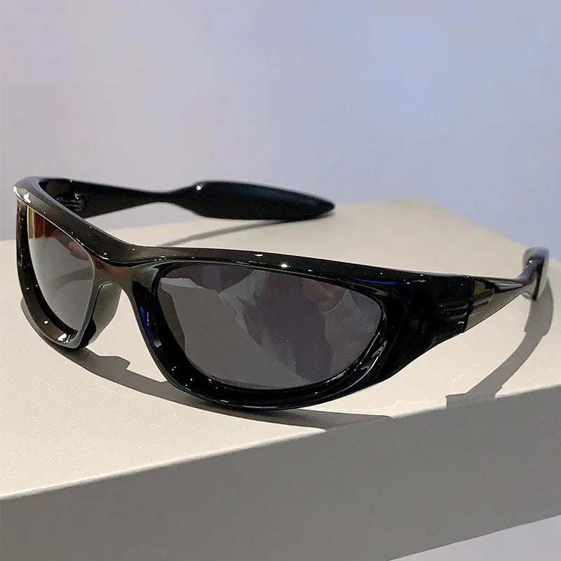 Y2K Luxury Designer Mirror Shades Sunglasses Sunglasses Lunarity Garage   