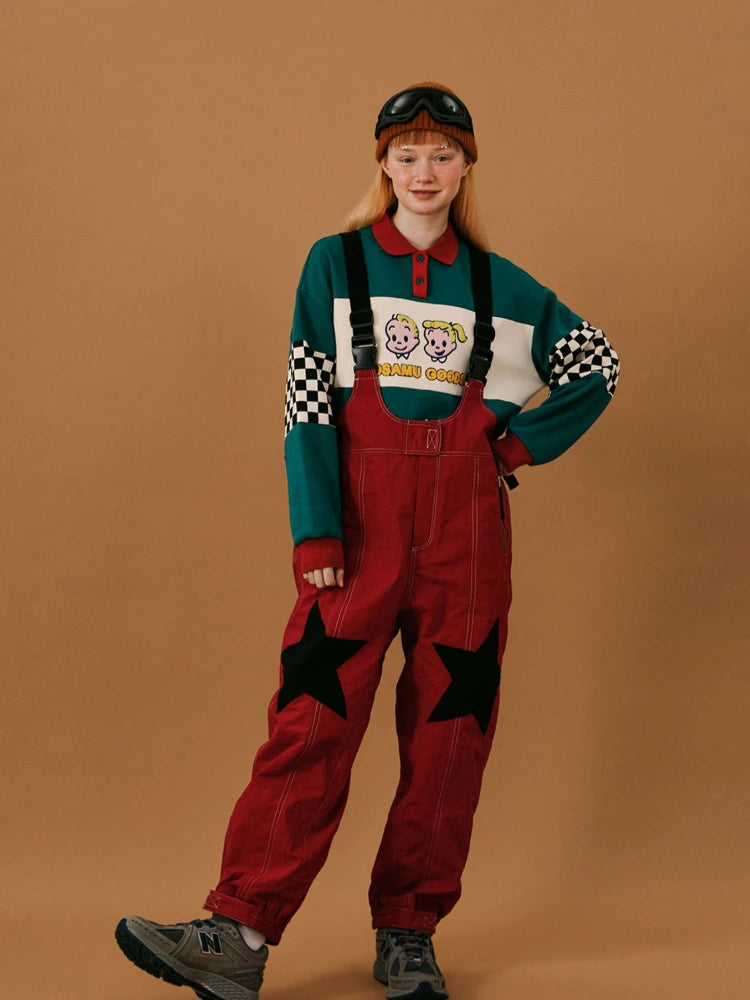 Chic Y2K Cartoon Embroidered Graphic Pullover Sweatshirts Lunarity Garage