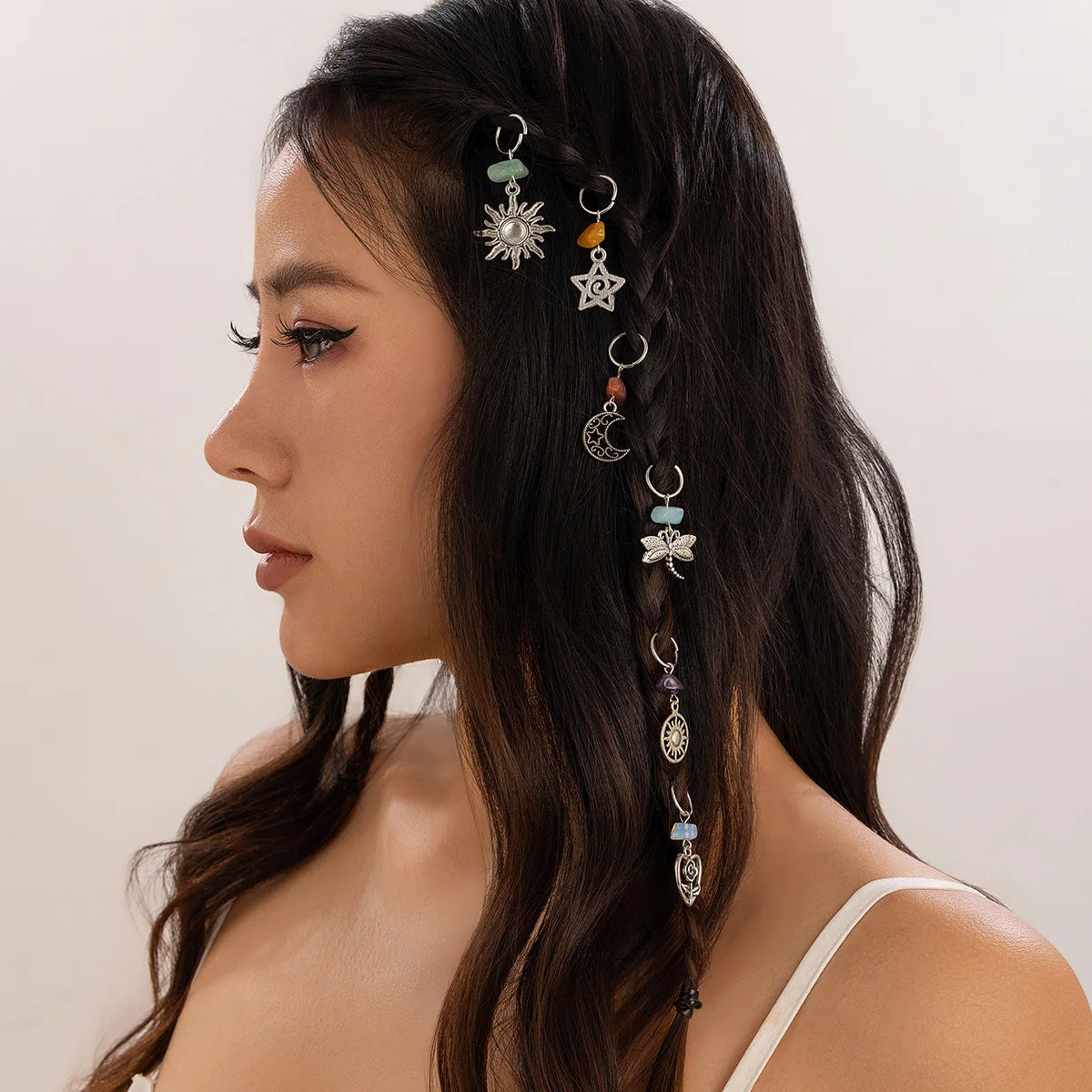Sun Star Pendant Headband – Trendy Zinc Alloy Hairwear hair clips LUNARITY GARAGE