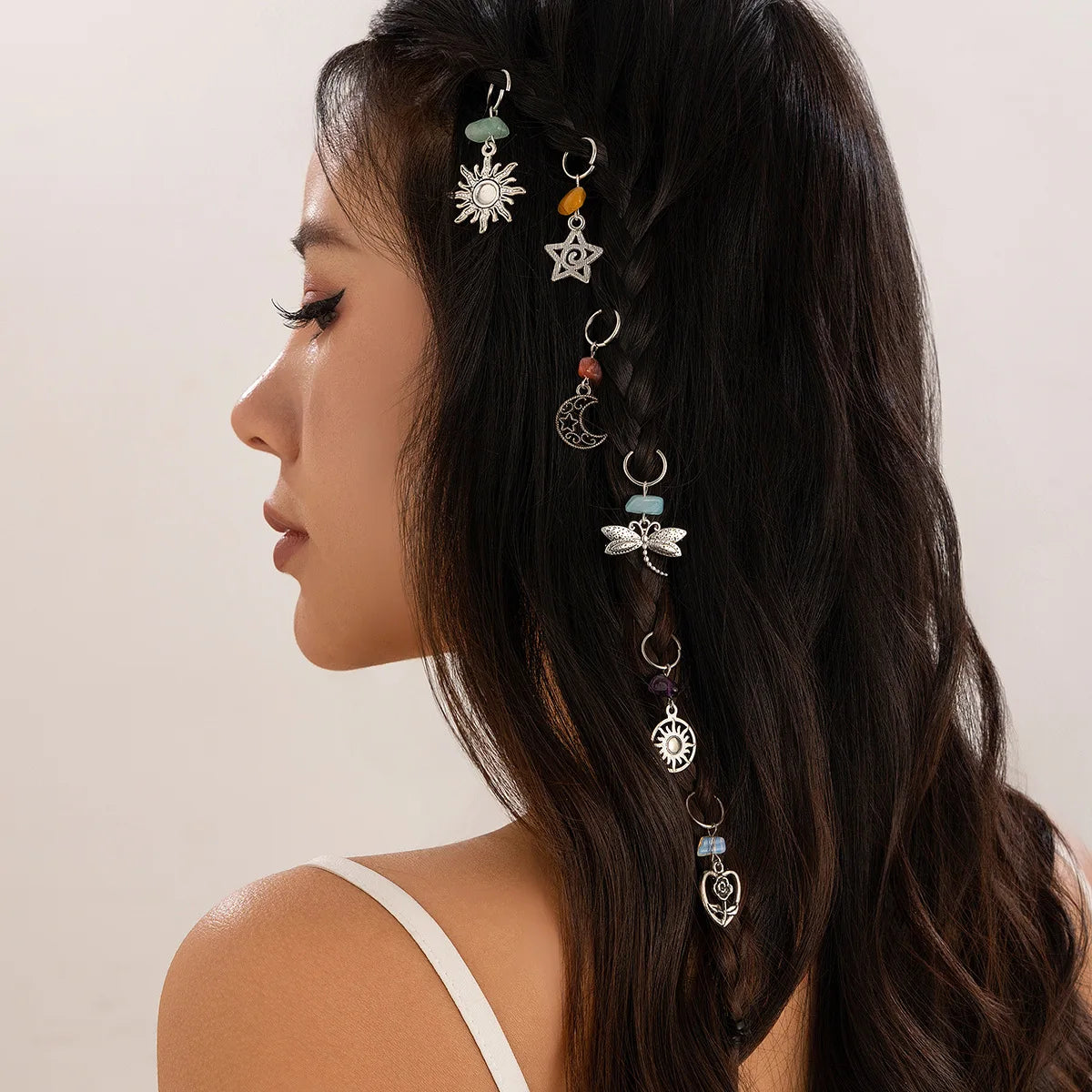 Sun Star Pendant Headband – Trendy Zinc Alloy Hairwear hair clips LUNARITY GARAGE