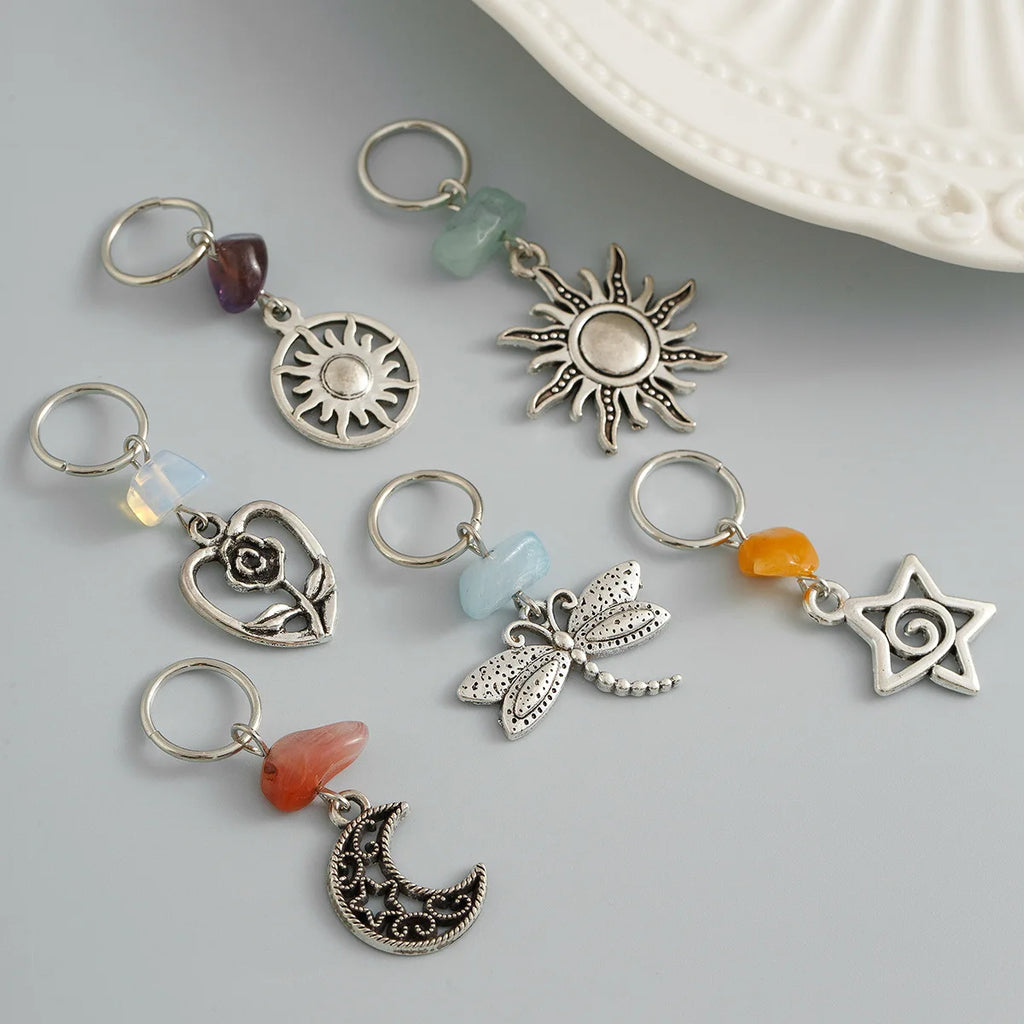Sun Star Pendant Headband – Trendy Zinc Alloy Hairwear hair clips LUNARITY GARAGE   