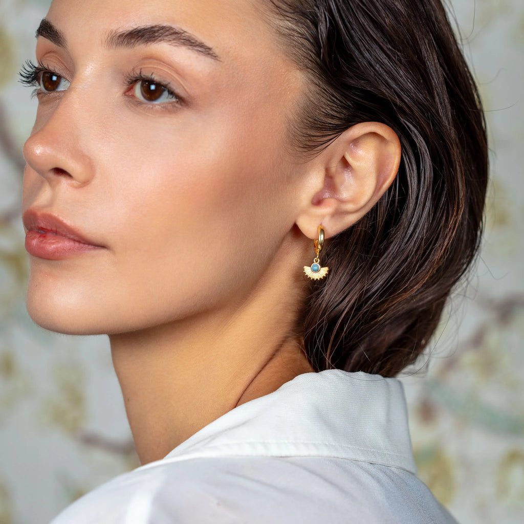 Minimalist Sun Beam Earrings earrings LUNARITY GARAGE   