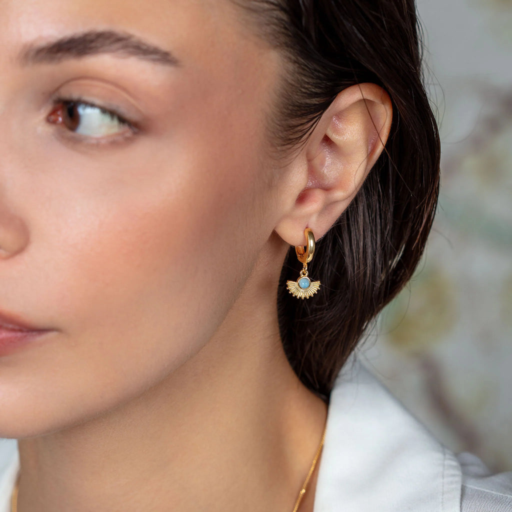 Minimalist Sun Beam Earrings earrings LUNARITY GARAGE   