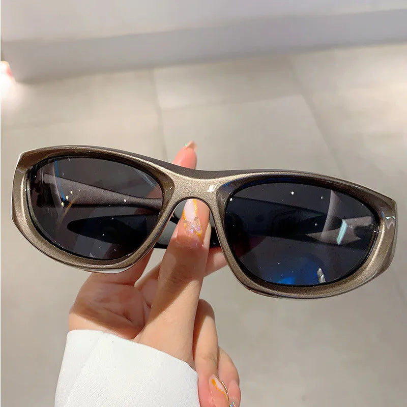 Y2K Luxury Designer Mirror Shades Sunglasses Sunglasses Lunarity Garage   