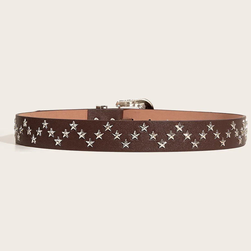 Y2K Vintage Star Rivet Belt Belt Lunarity Garage   