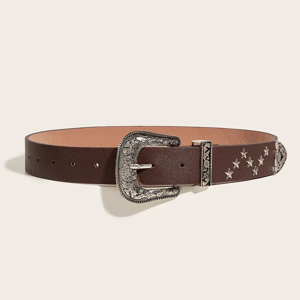 Y2K Vintage Star Rivet Belt Belt Lunarity Garage   