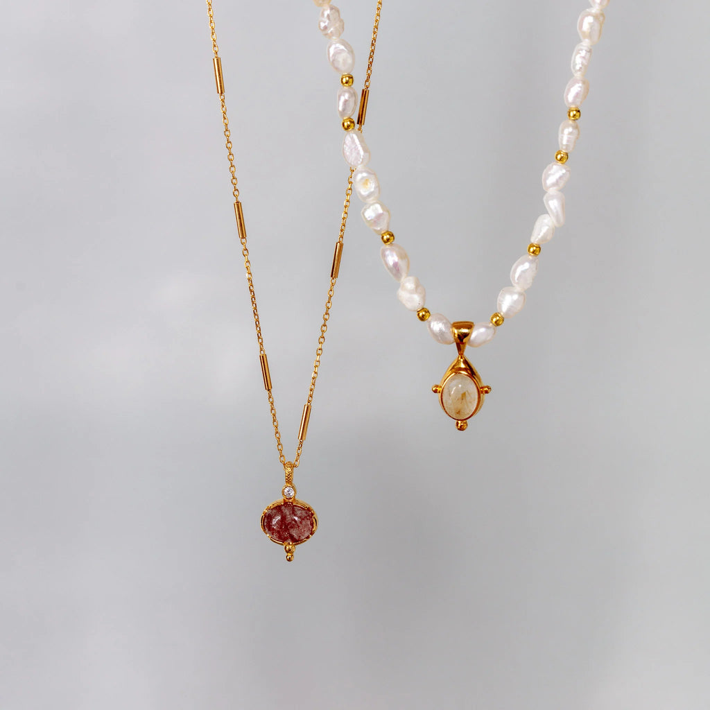 Fat Strawberry Necklace necklaces LUNARITY GARAGE   