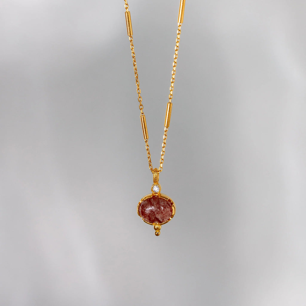 Fat Strawberry Necklace necklaces LUNARITY GARAGE   