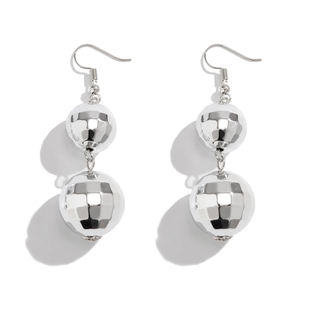 Vintage Acrylic Disco Ball Drop Earrings earrings LUNARITY GARAGE