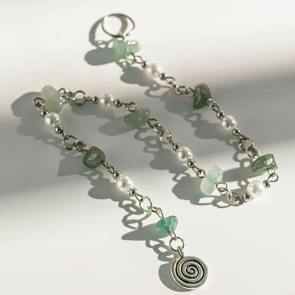 Colorful Stone Butterfly Fringe Headbands Hair Clips Lunarity Garage style 3