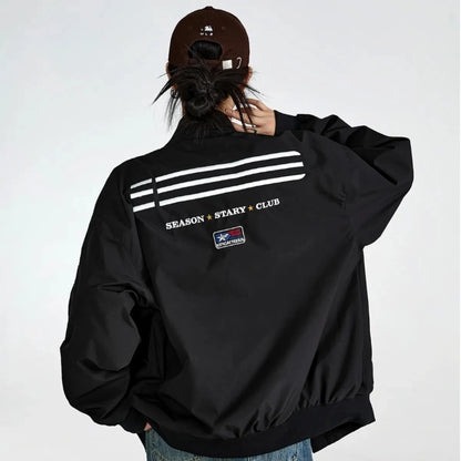 Vintage Y2K Bomber Jacket - Women’s American Military Baseball Jacket Jackets Lunarity Garage   