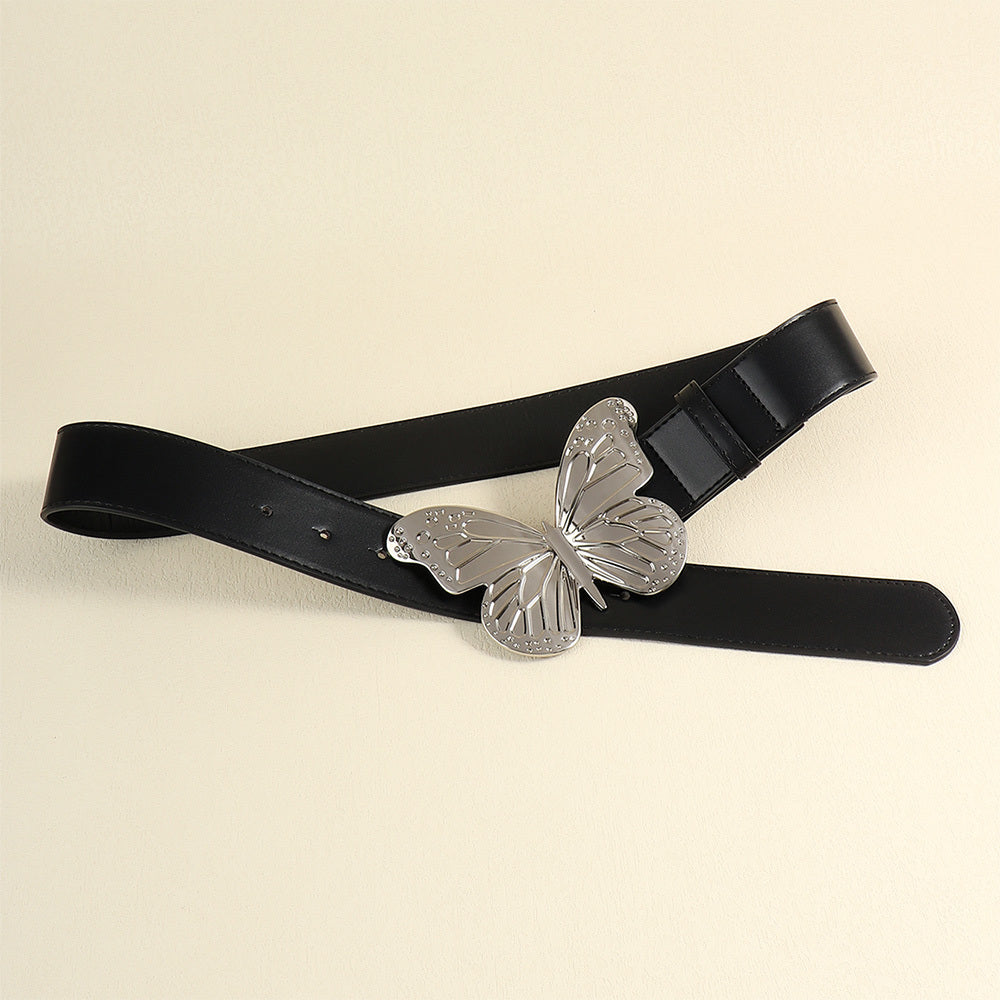 Women's Metal Large Butterfly Belt Simple Vintage Belt Sweet Trend Accessory belt LUNARITY GARAGE   