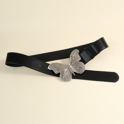Women's Metal Large Butterfly Belt Simple Vintage Belt Sweet Trend Accessory belt LUNARITY GARAGE   