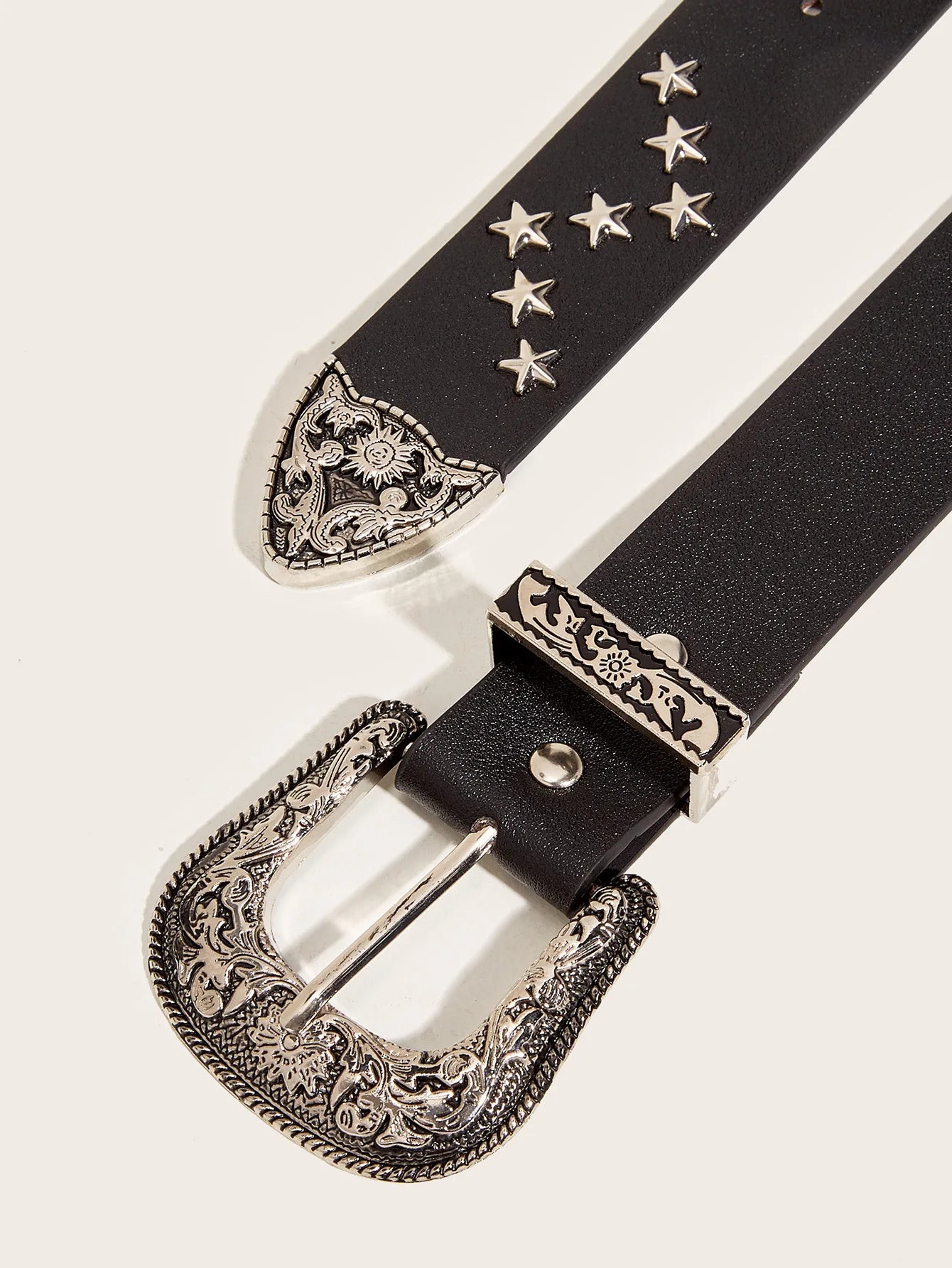 Y2K Vintage Star Rivet Belt Belt Lunarity Garage   