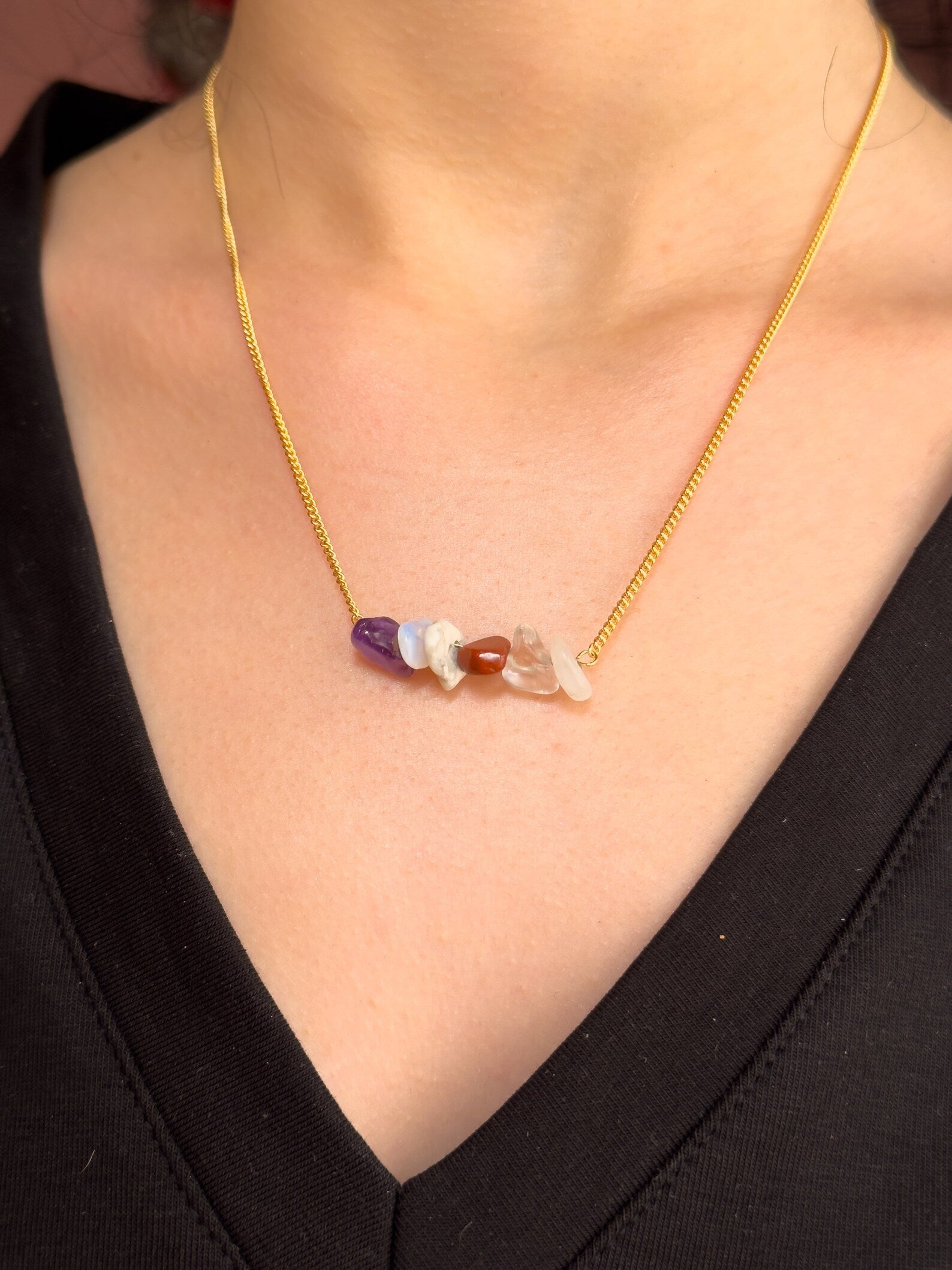 Cancer Zodiac Bar Necklace necklaces LUNARITY GARAGE