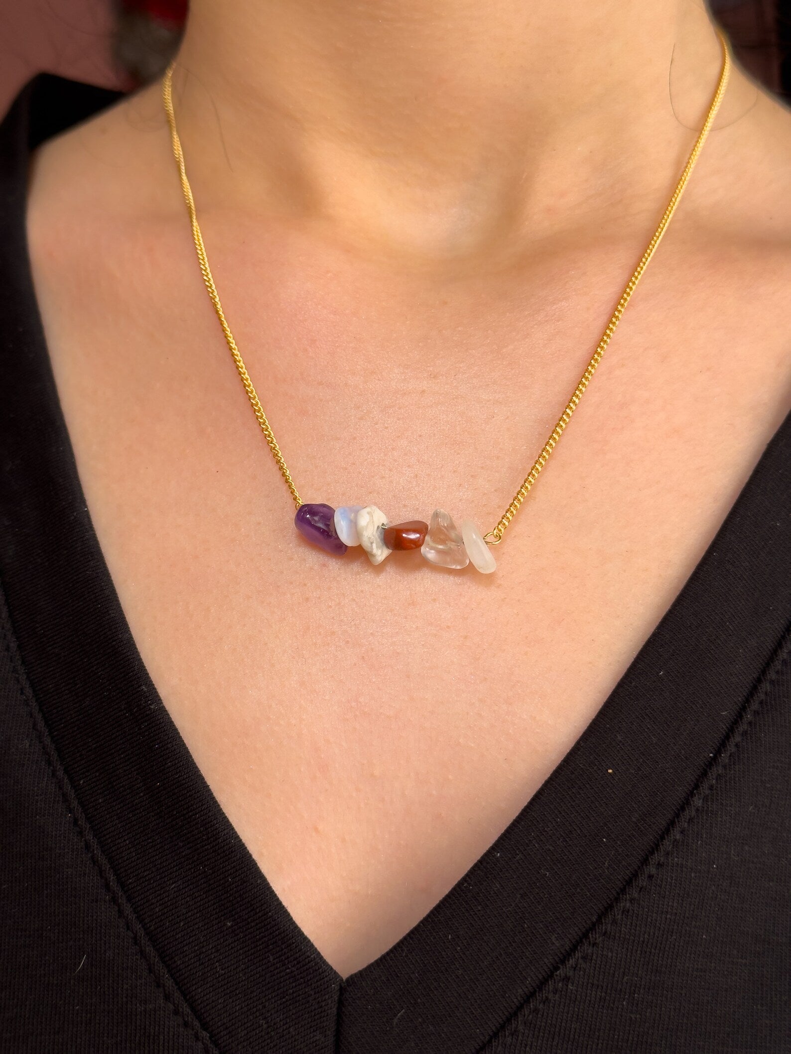 Cancer Zodiac Bar Necklace necklaces LUNARITY GARAGE