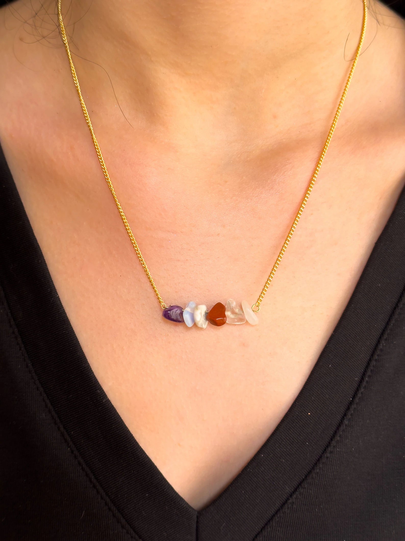 Cancer Zodiac Bar Necklace necklaces LUNARITY GARAGE