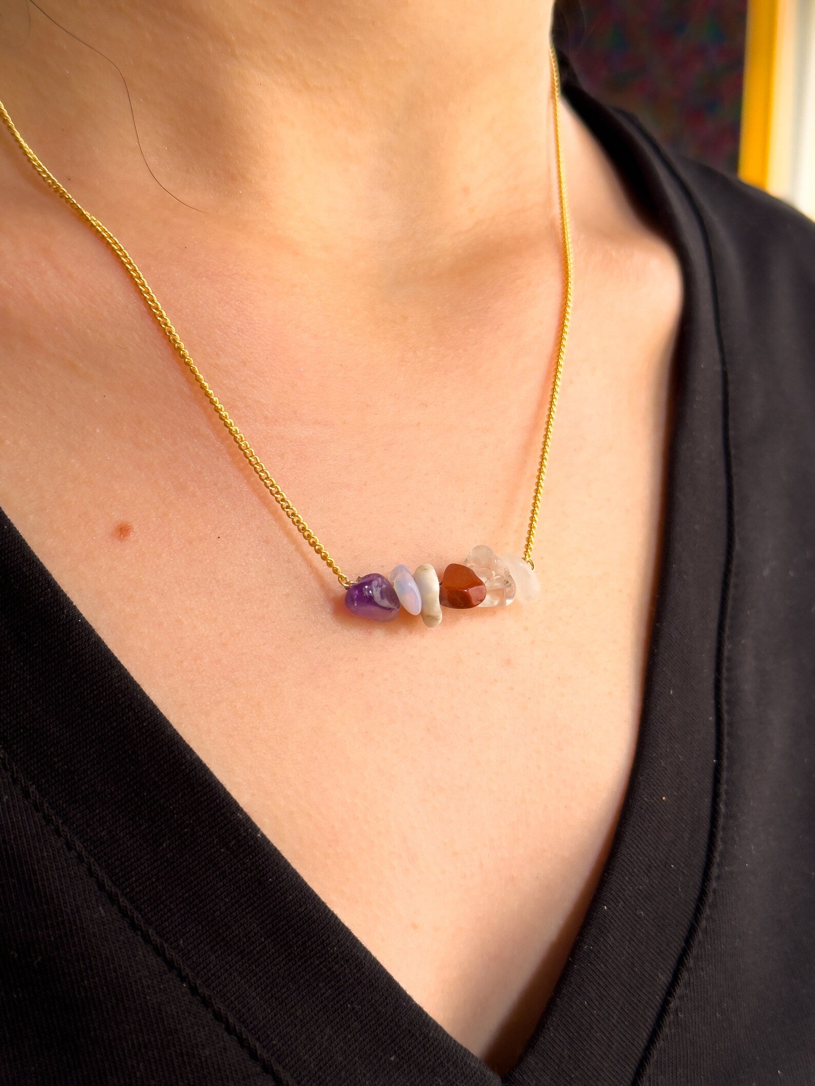 Cancer Zodiac Bar Necklace necklaces LUNARITY GARAGE