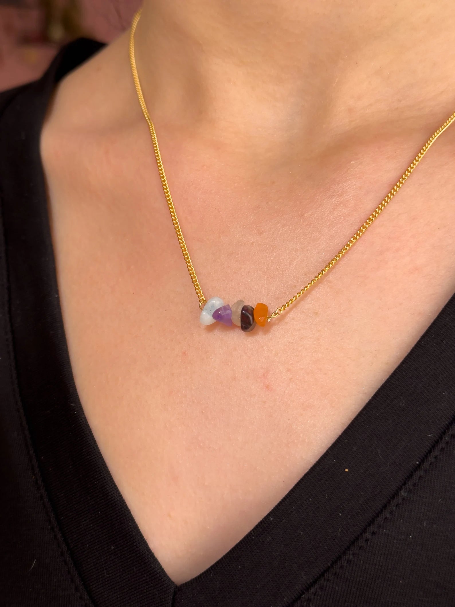 Aries Zodiac Bar Necklace necklaces LUNARITY GARAGE