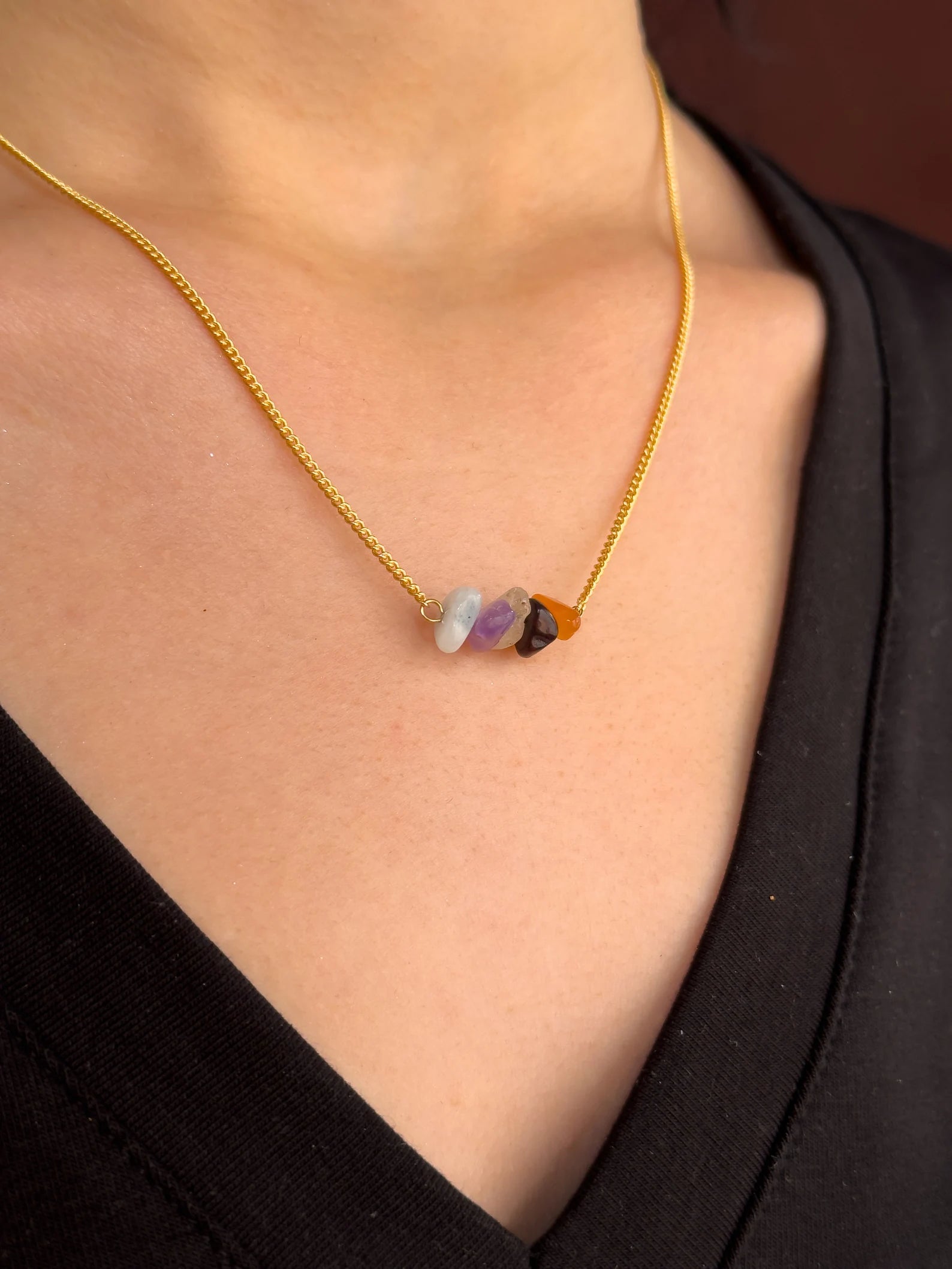 Aries Zodiac Bar Necklace necklaces LUNARITY GARAGE