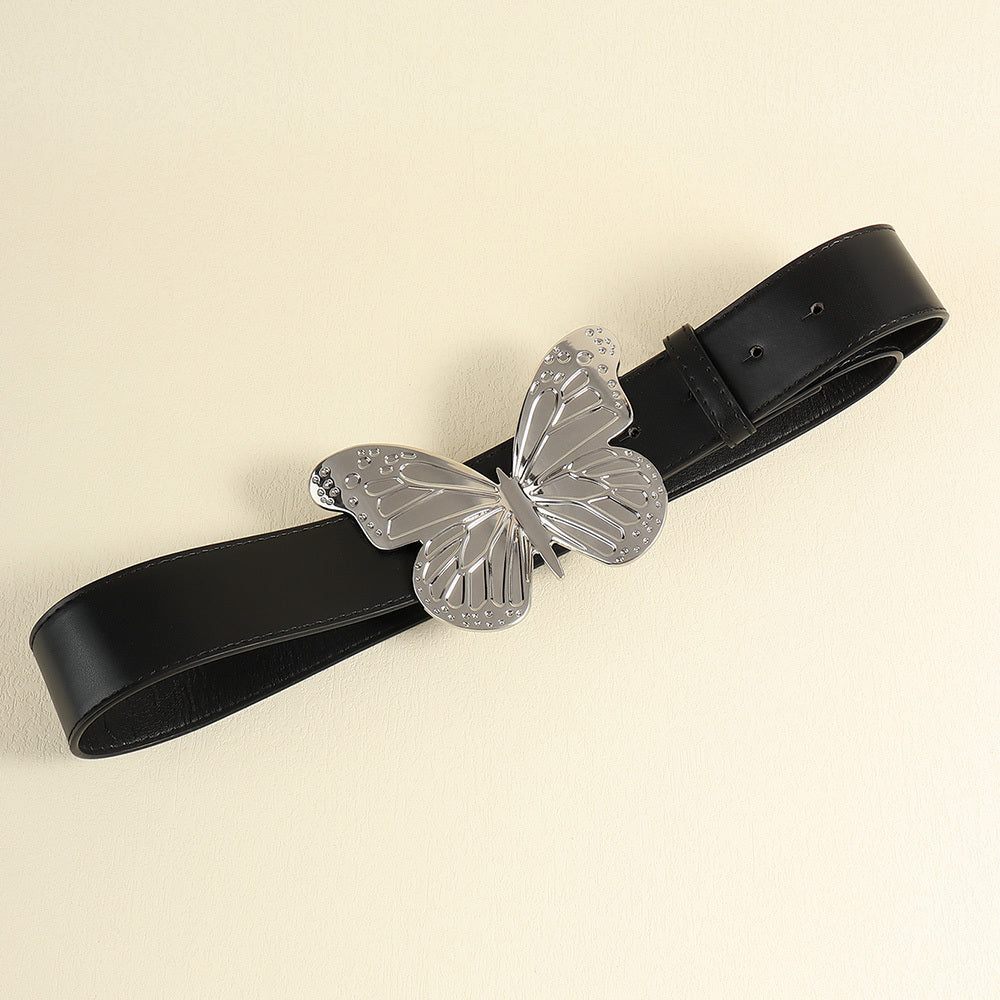 Women's Metal Large Butterfly Belt Simple Vintage Belt Sweet Trend Accessory belt LUNARITY GARAGE   