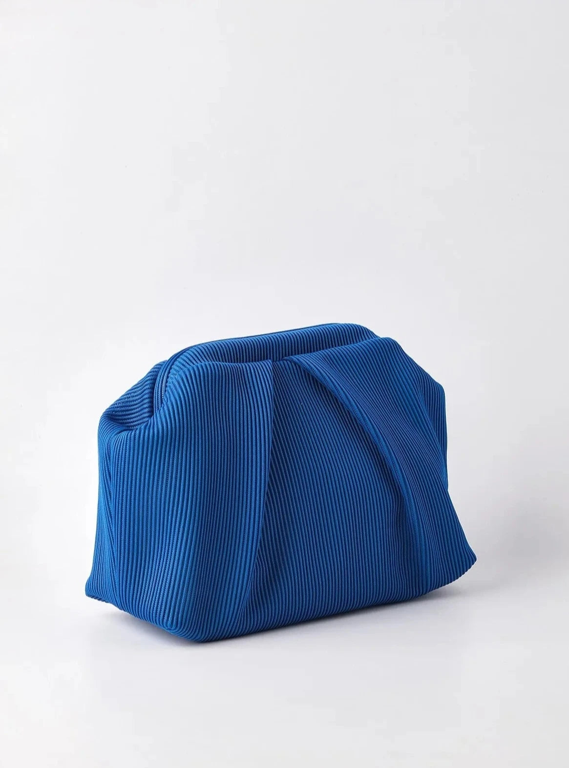 Elegant Fuschia Pleated Clutch Handbag clutch LUNARITY GARAGE