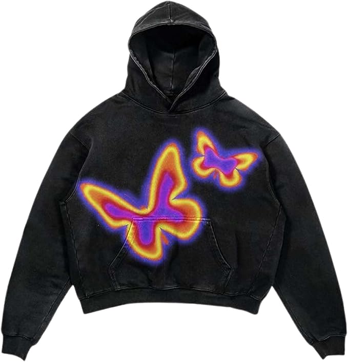 Harajuku New Grunge Oversized Sweatshirt Hoodie Skull Printing Hoodies Women Unisex Goth Y2K Streetwear Gothic Hoodies hoodie LUNARITY GARAGE