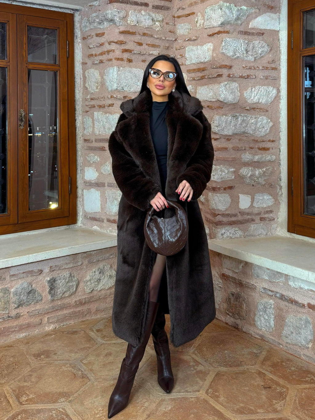 London Faux Fur Coat faux fur coat LUNARITY GARAGE