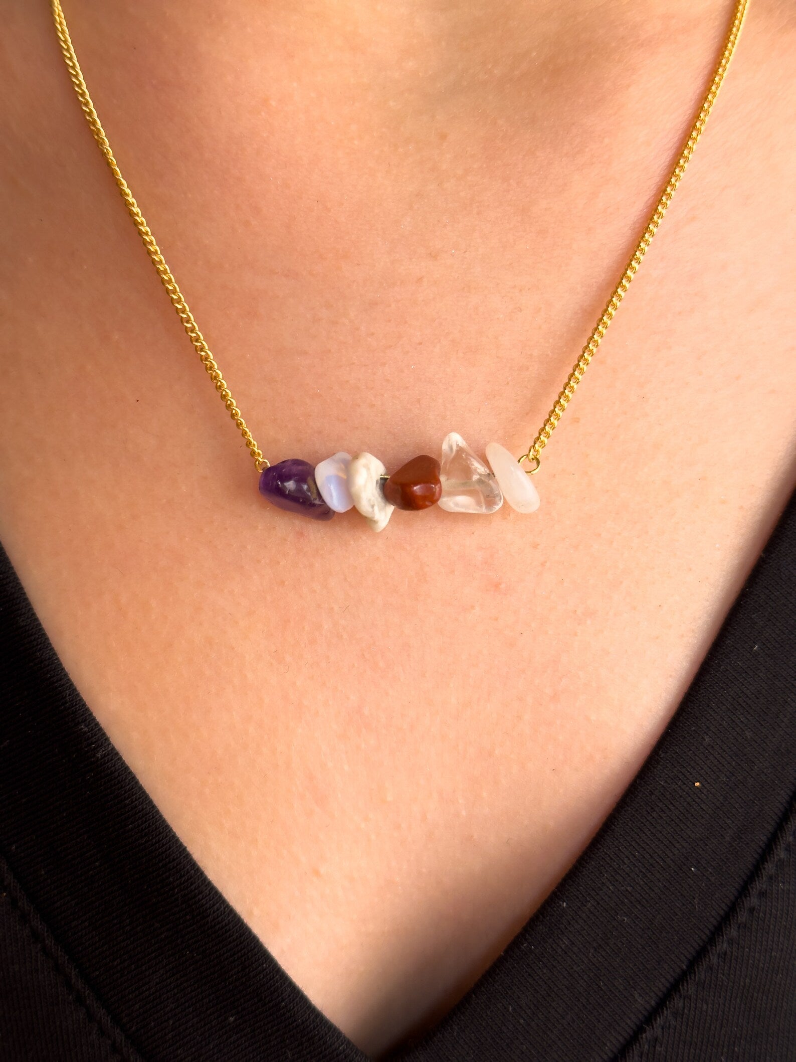 Cancer Zodiac Bar Necklace necklaces LUNARITY GARAGE 16 Inches