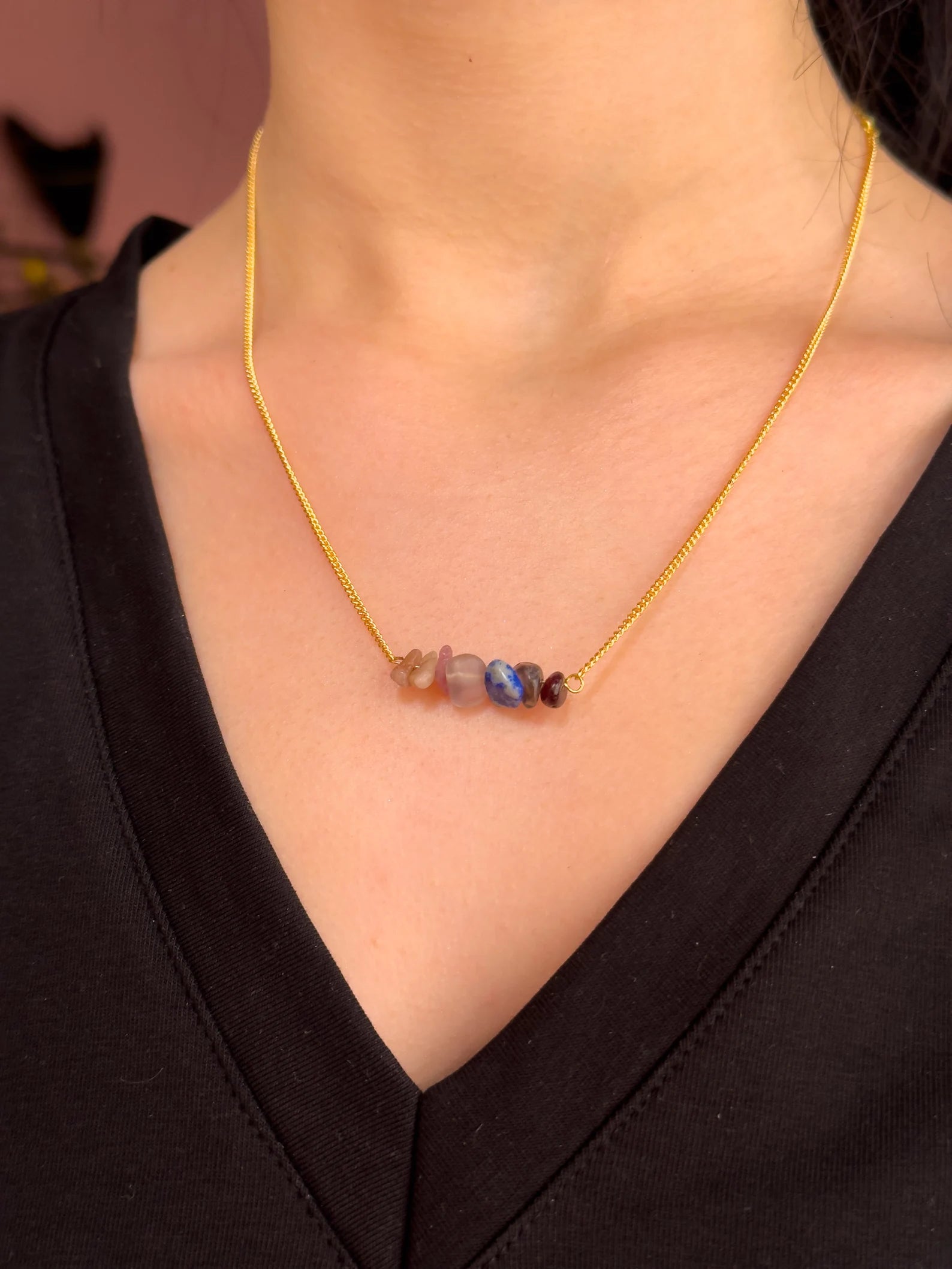 Capricorn Zodiac Bar Necklace necklaces LUNARITY GARAGE