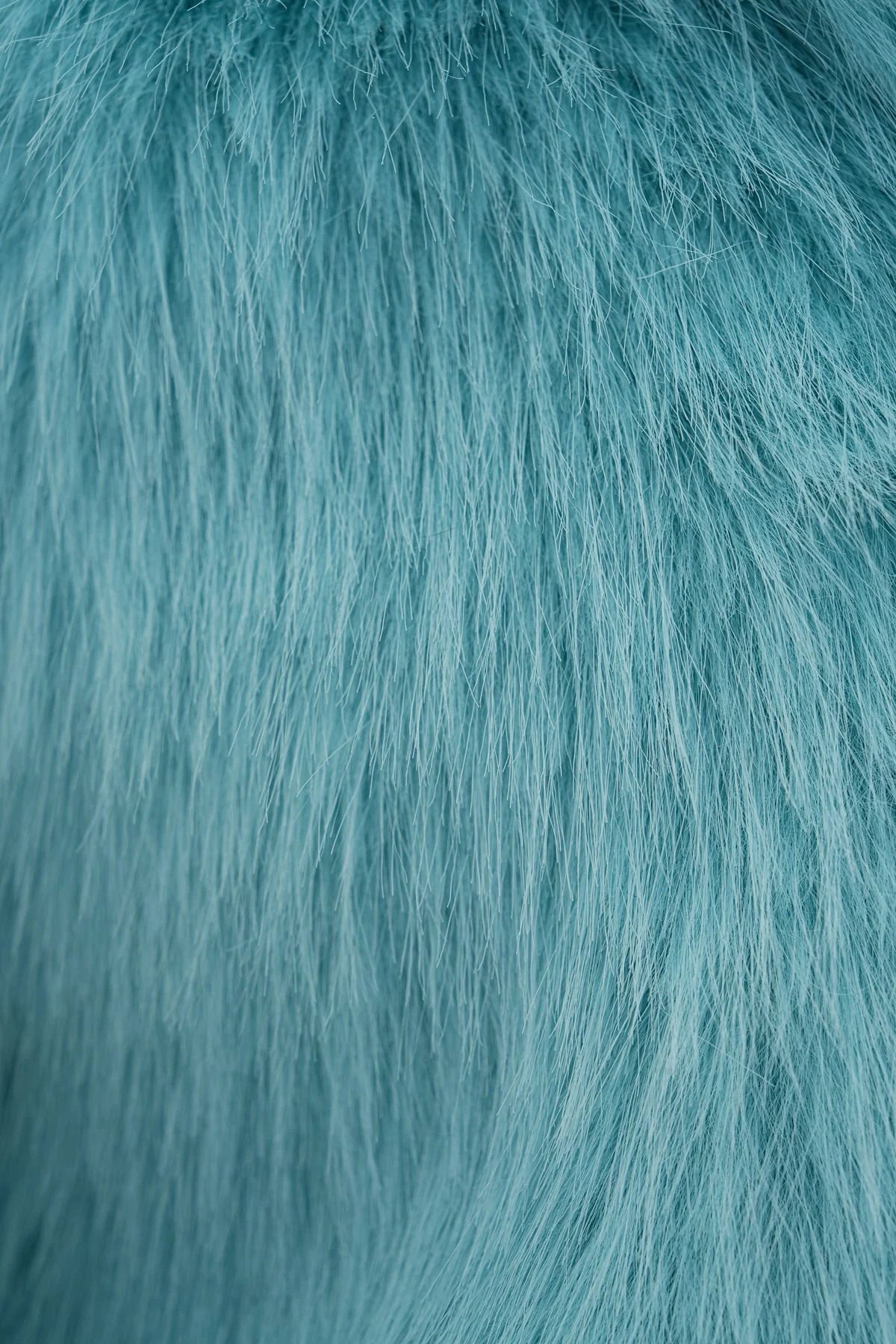 Crop Cut Faux Fur Coat – Baby Blue faux fur coat LUNARITY GARAGE