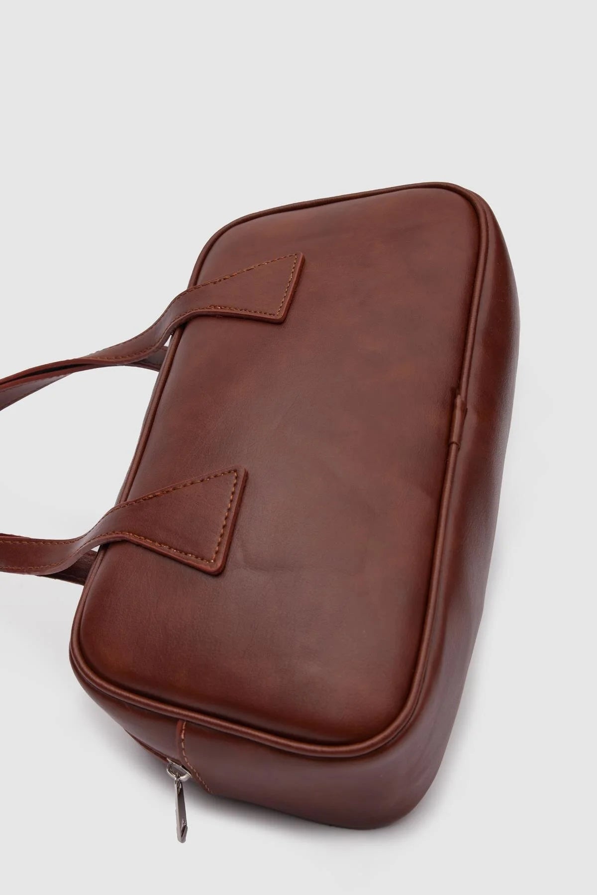Rectangle Tan Hand and Shoulder Bag Mabel handbag LUNARITY GARAGE   