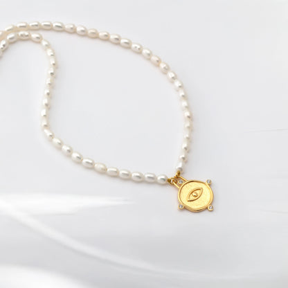 Ru'ya Freshwater Pearl Necklace Necklace LUNARITY GARAGE