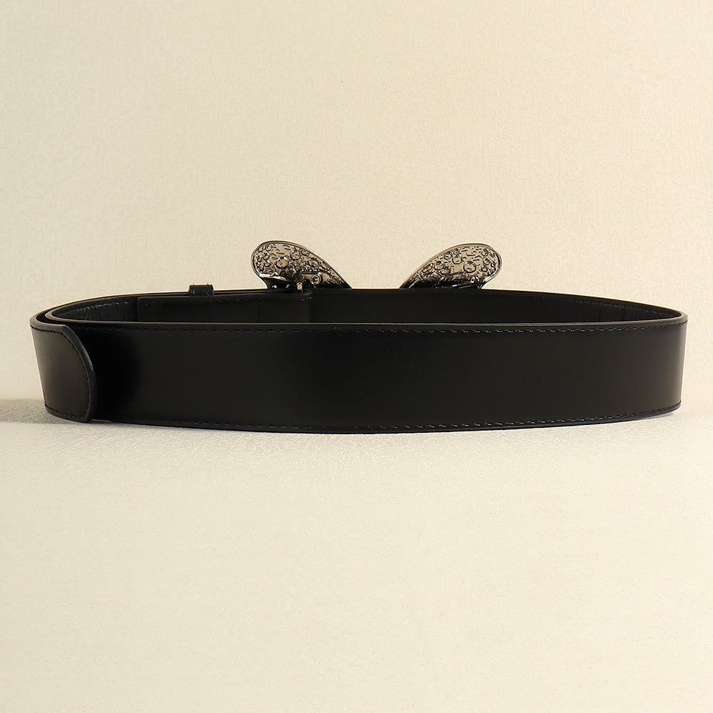 Women's Metal Large Butterfly Belt Simple Vintage Belt Sweet Trend Accessory belt LUNARITY GARAGE   
