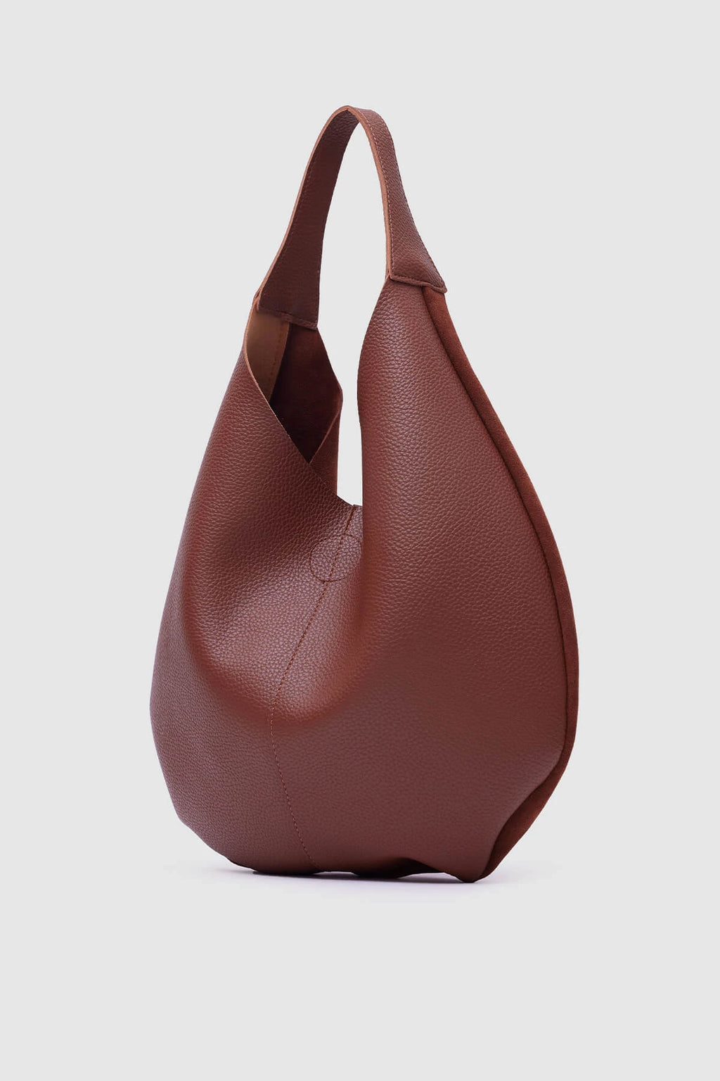 Fred Tan Leather Loose Oversize Shoulder Bag shoulder bag LUNARITY GARAGE   