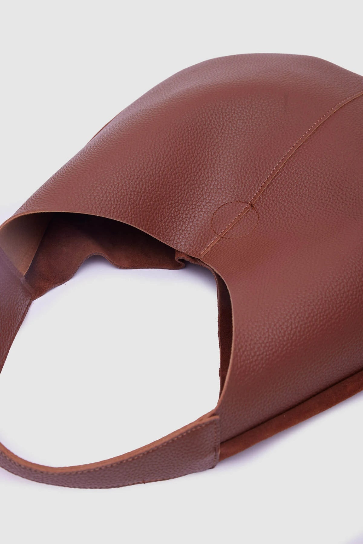 Fred Tan Leather Loose Oversize Shoulder Bag shoulder bag LUNARITY GARAGE   