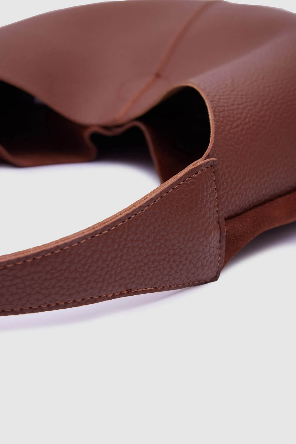 Fred Tan Leather Loose Oversize Shoulder Bag shoulder bag LUNARITY GARAGE   