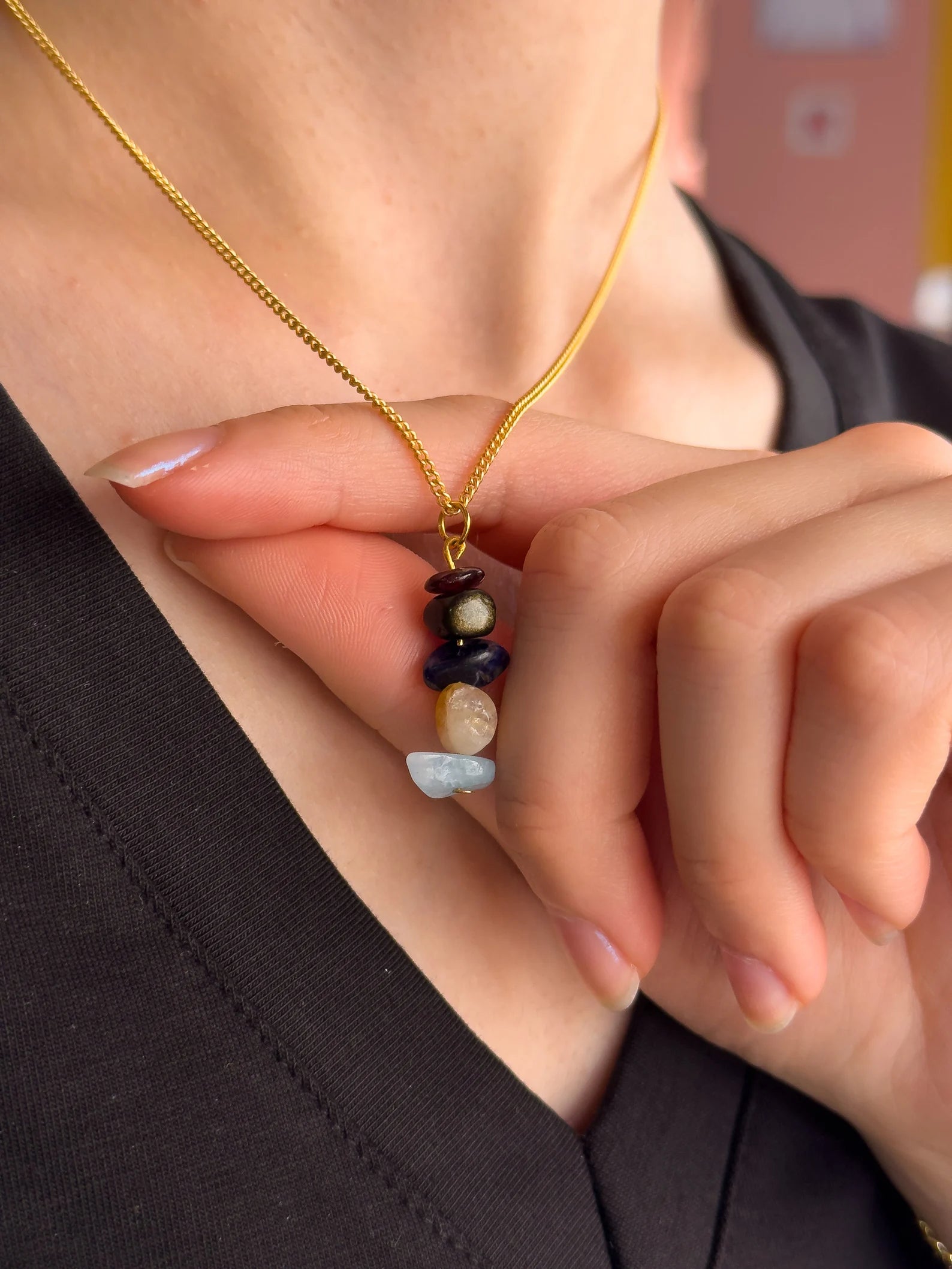 Scorpio Zodiac Minimalist Necklace necklaces LUNARITY GARAGE