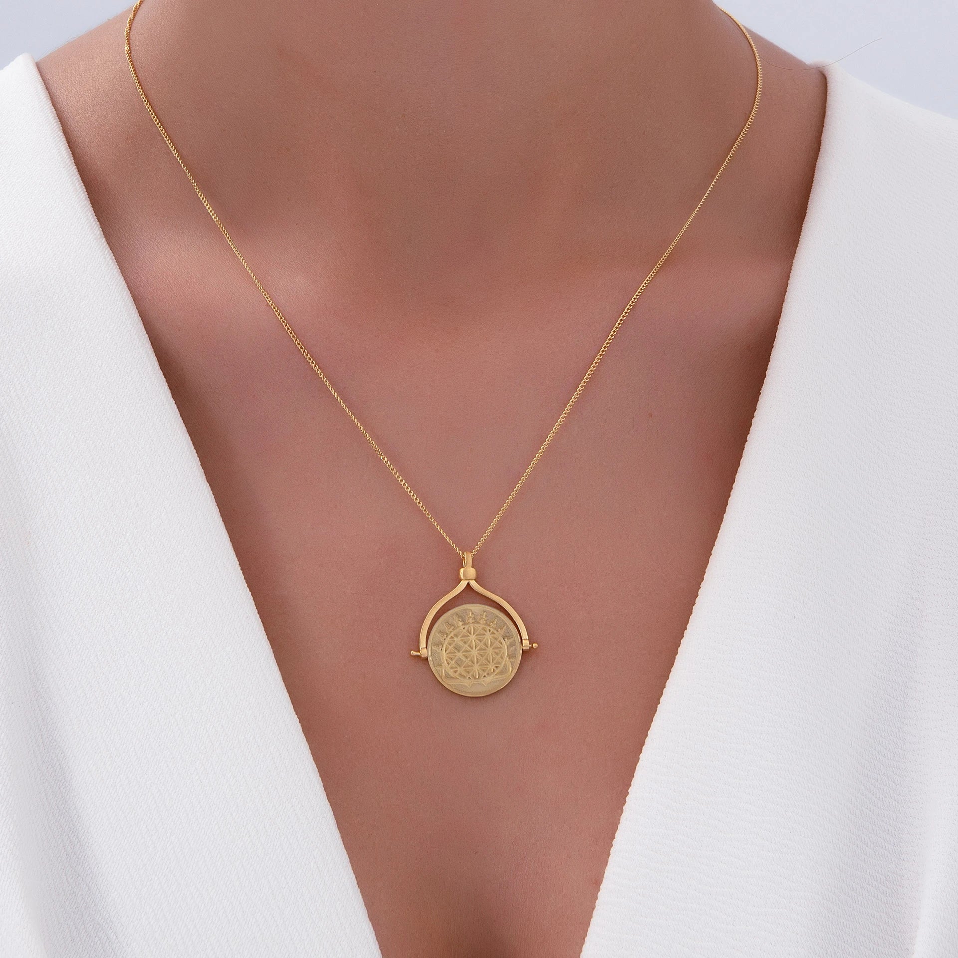 Hittite Sun Pendant Necklace Necklace LUNARITY GARAGE