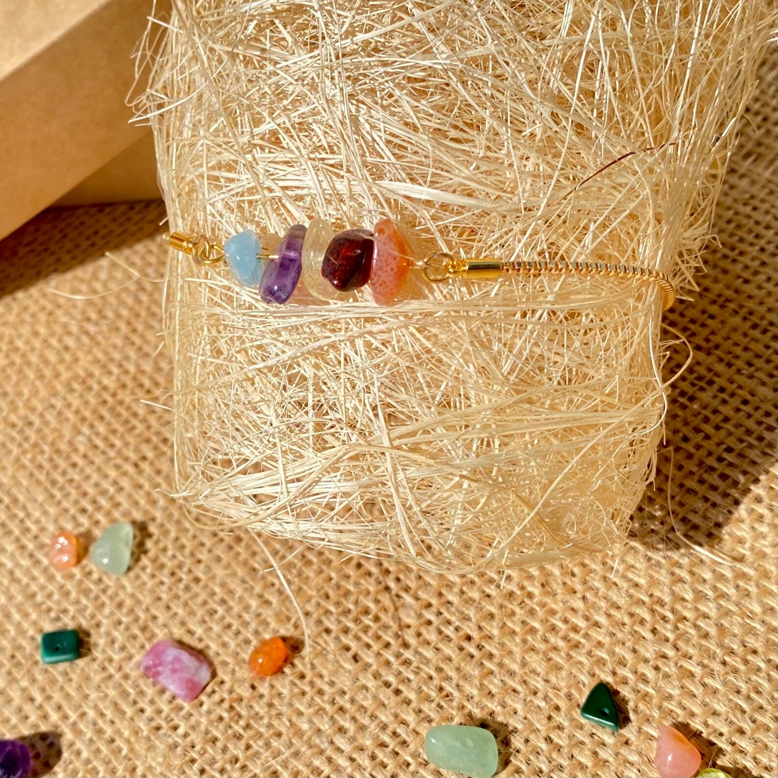Aries Zodiac Gemstone Bracelet zodiac bracelets LUNARITY GARAGE