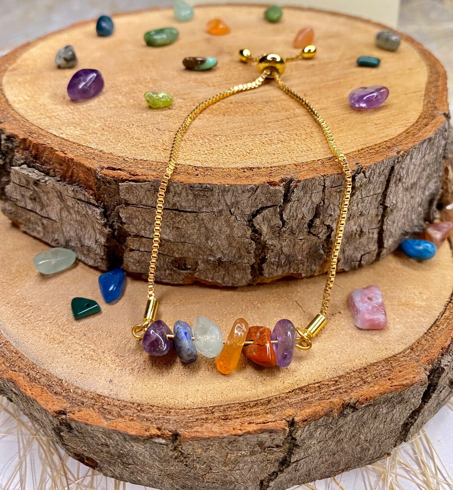 Pisces Zodiac Gemstone Bracelet zodiac bracelets LUNARITY GARAGE