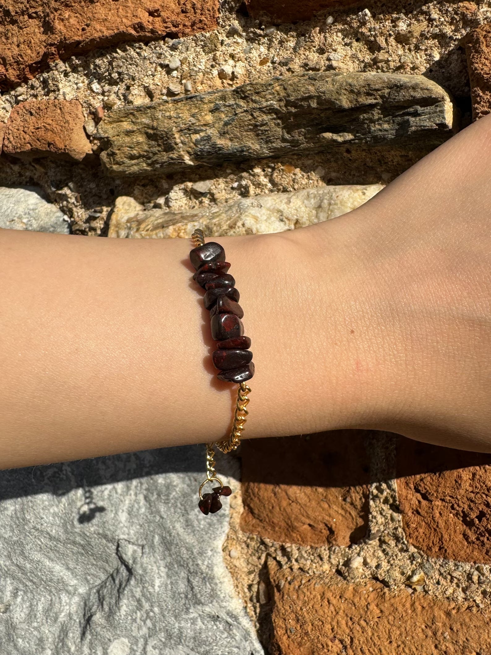 Handmade Dragon Jasper Bracelet gemstone bracelet LUNARITY GARAGE