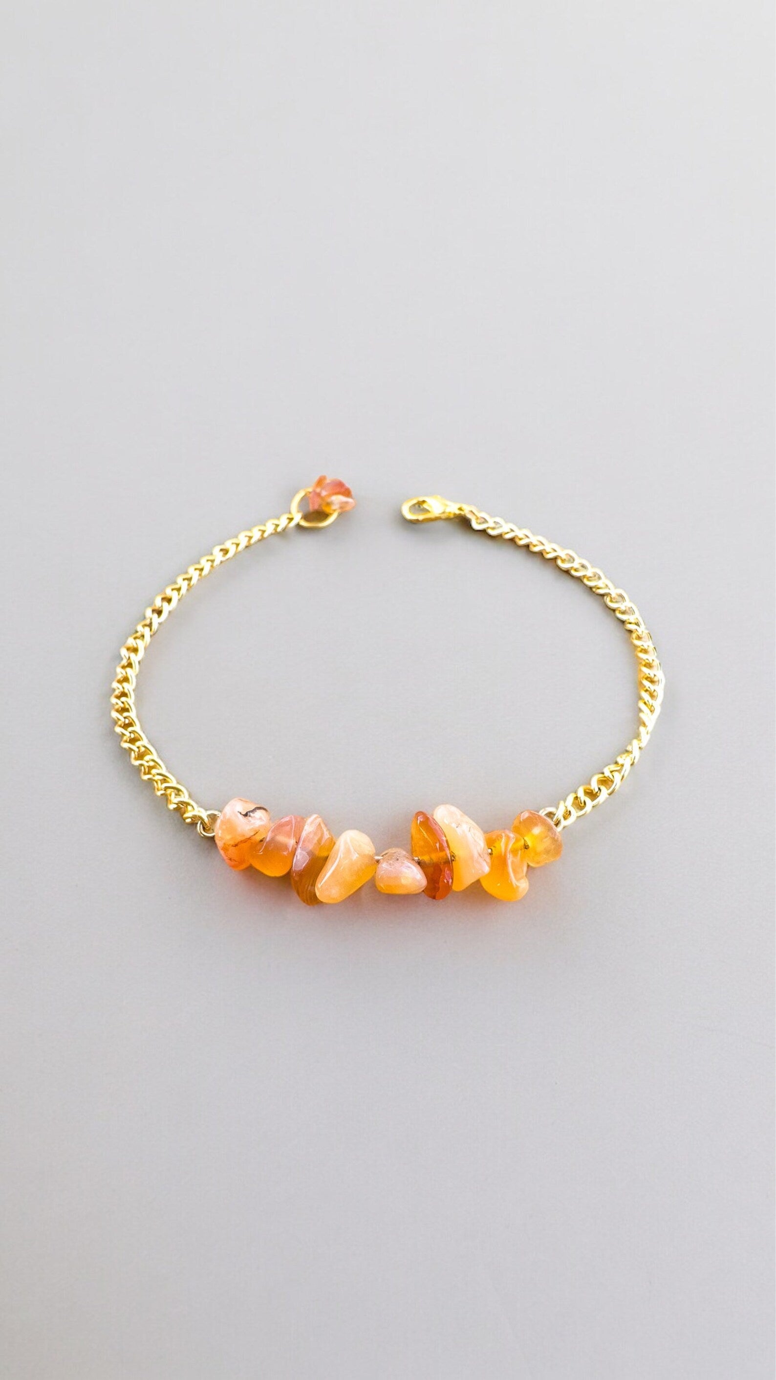 Handmade Carnelian Bracelet gemstone bracelet LUNARITY GARAGE