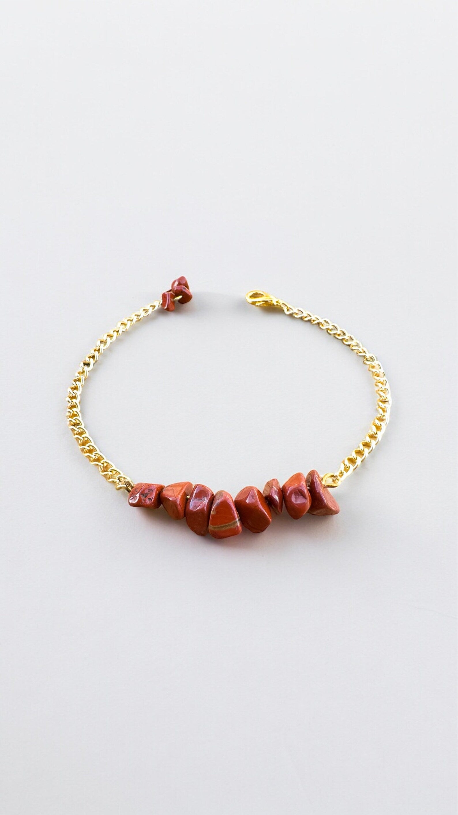 Handmade Red Jasper Bracelet gemstone bracelet LUNARITY GARAGE