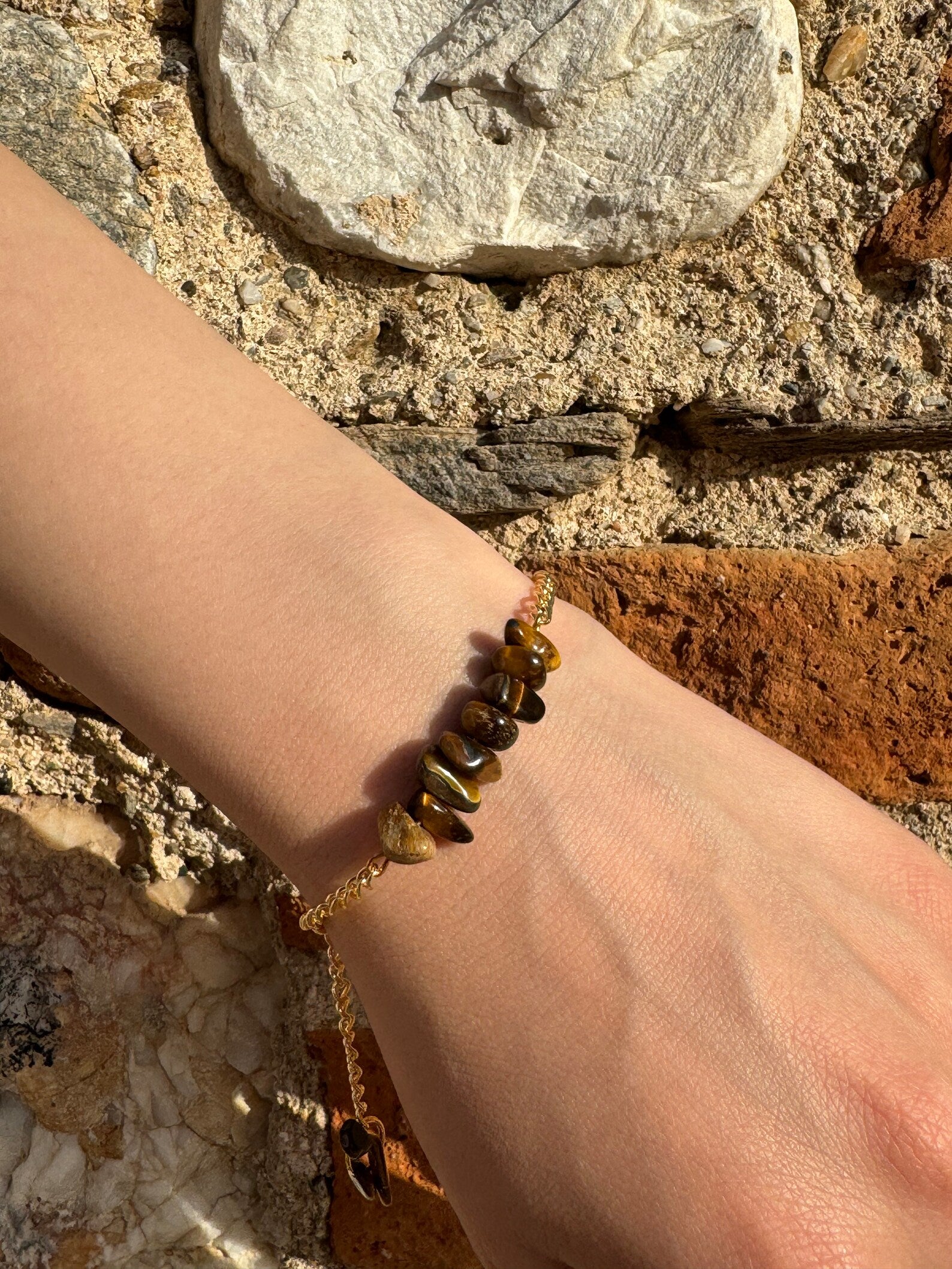 Handmade Tiger's Eye Bracelet gemstone bracelet LUNARITY GARAGE