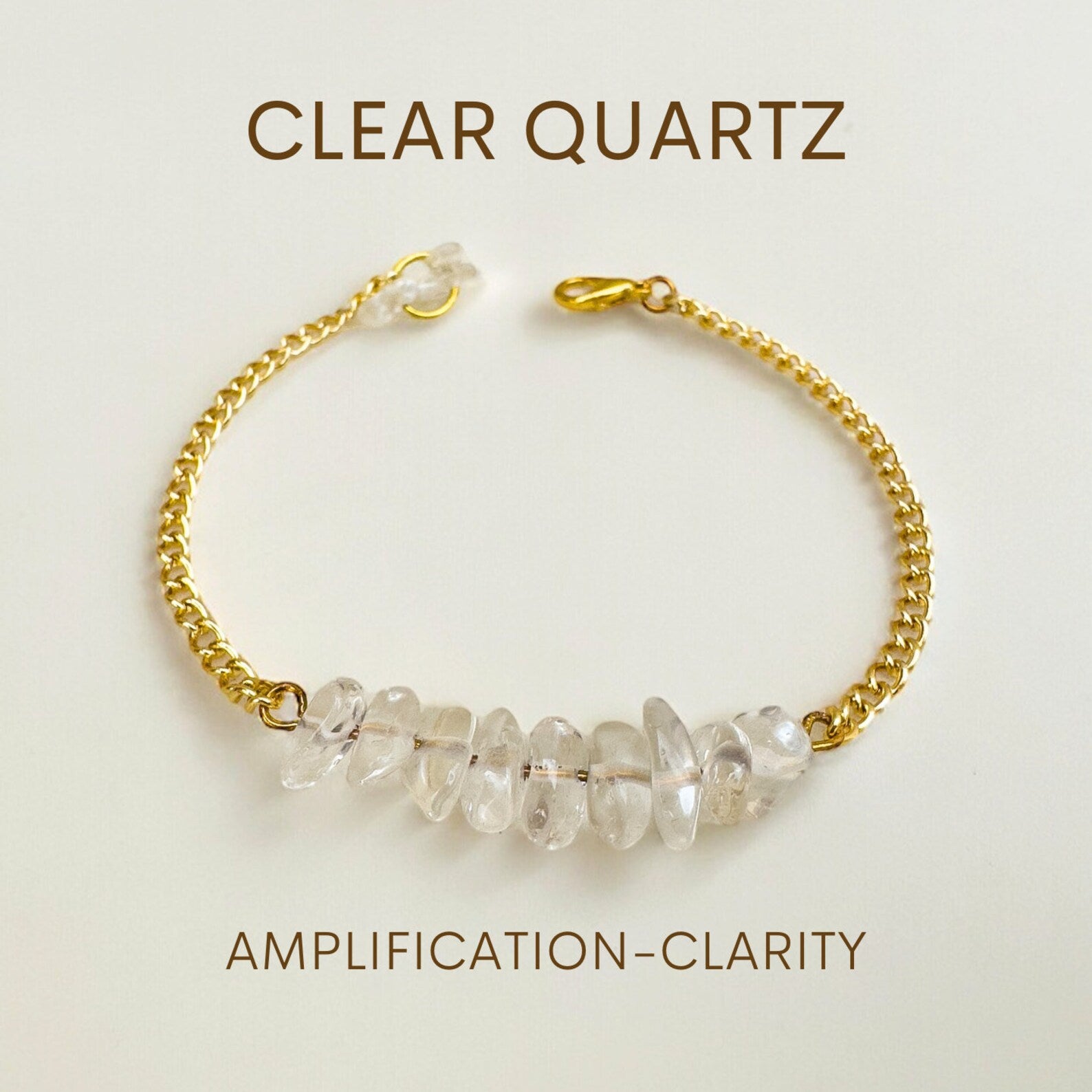 Handmade Clear Quartz Bracelet bracelets LUNARITY GARAGE   