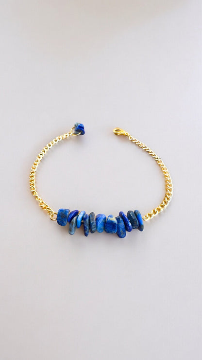 Handmade Lapis Lazuli Bracelet gemstone bracelet LUNARITY GARAGE   