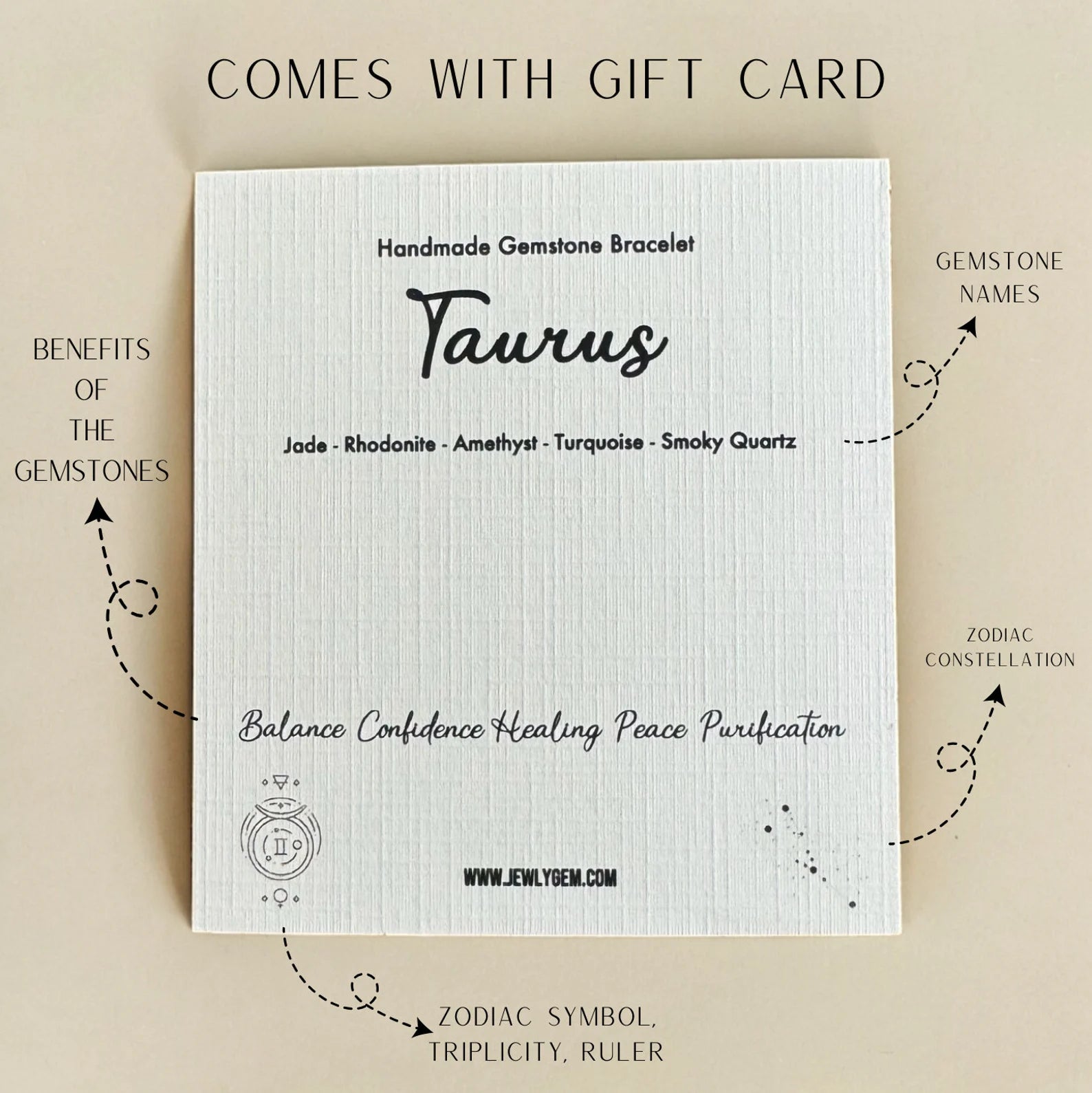 Taurus Zodiac Bracelet zodiac bracelets LUNARITY GARAGE