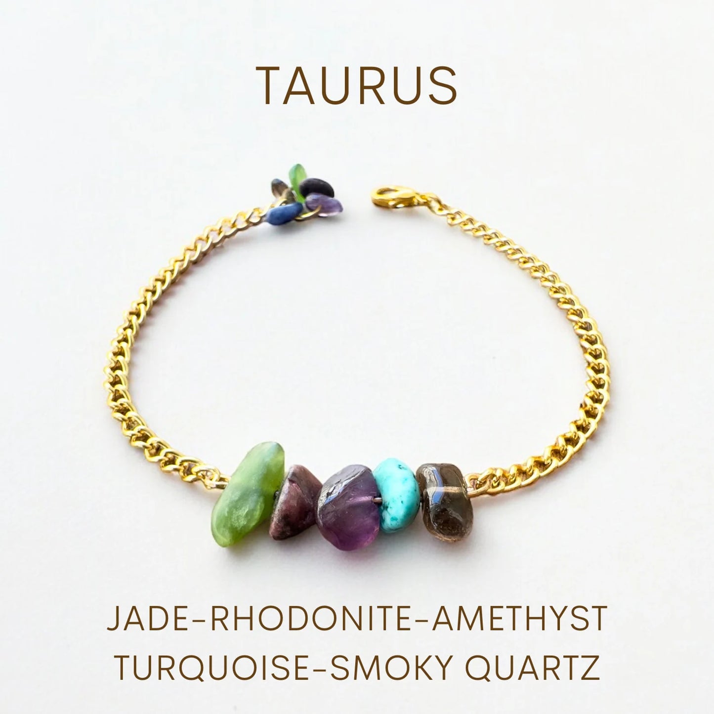 Taurus Zodiac Bracelet zodiac bracelets LUNARITY GARAGE Gold Bold  