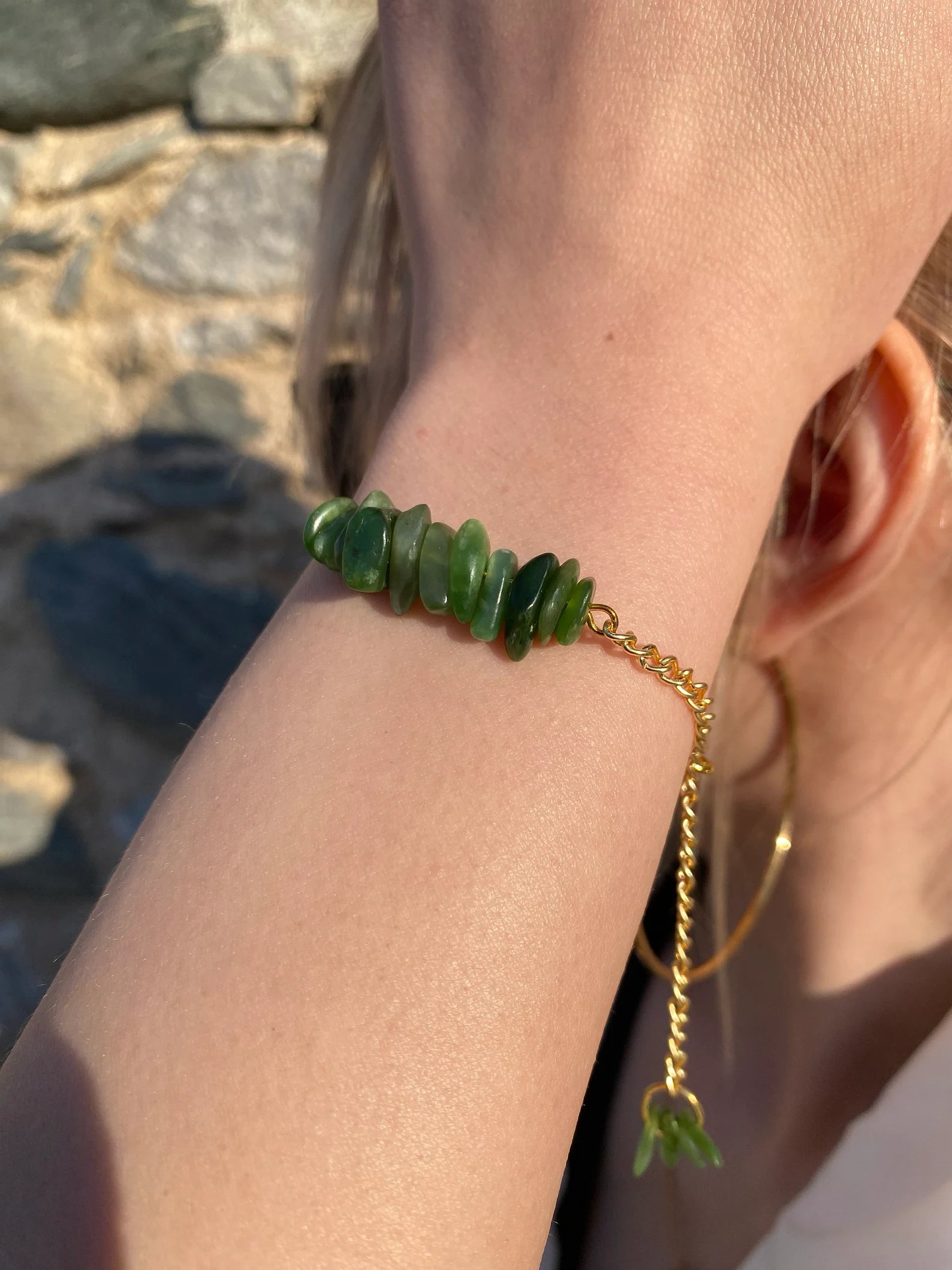 Handmade Jade Bracelet gemstone bracelet LUNARITY GARAGE